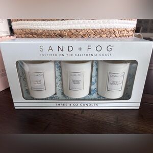 Sand + Fog Ocean & Sea Salt Candle Trio